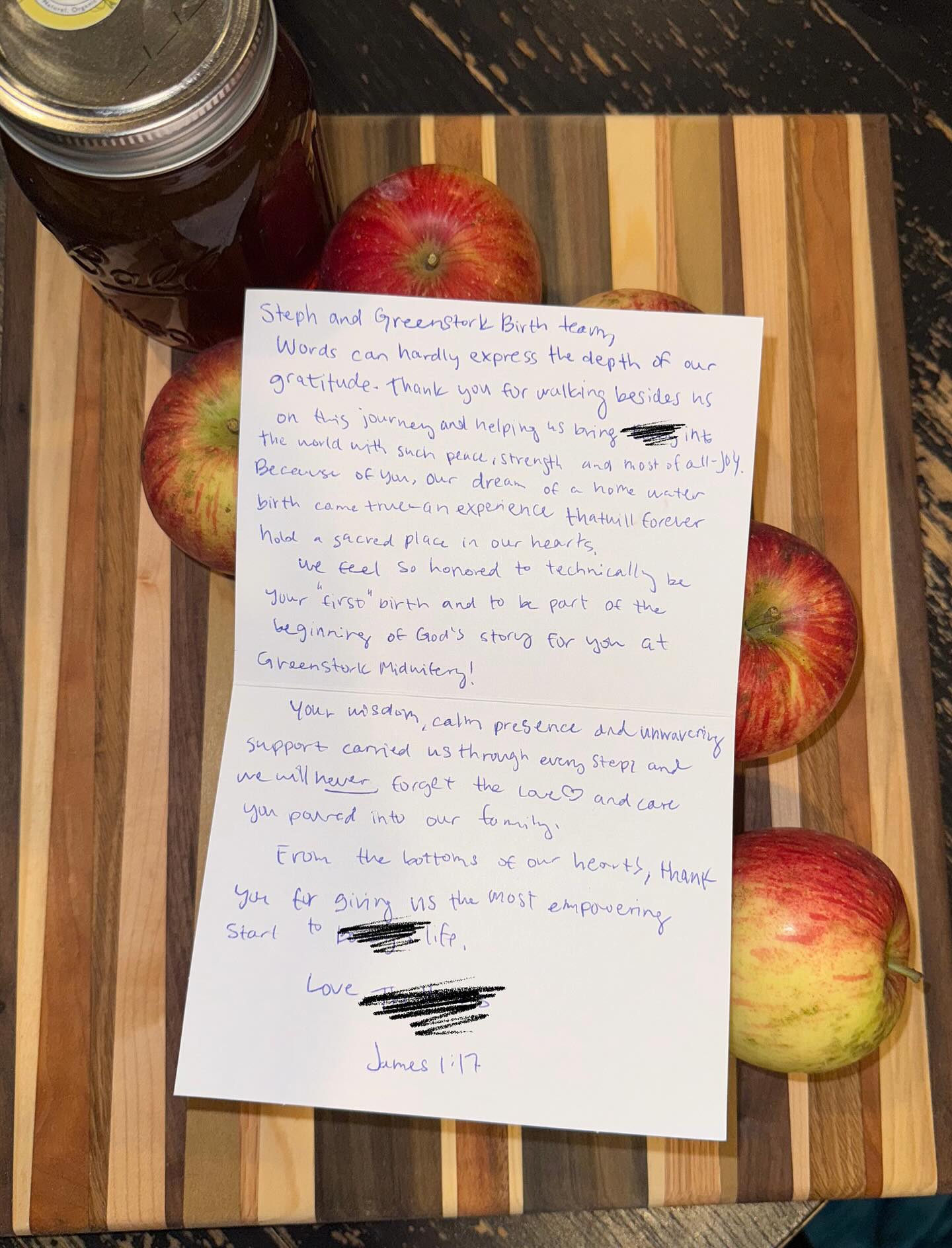 🏠We are touched by this beautiful thank you card and sweet gifts from a cherished client! 💚It’s tough for Midwife Steph to say goodbye after nearly a year of care-some families are just forever engrained in our hearts. From doula client to lactation support, now homebirth midwifery client, witnessing families grow over the years is a gift in itself. 😊
#GratefulHeart #ClientLove #homebirth #notgoodbye #butseeyoulater #GreenStorkMn #MidwiferyCare