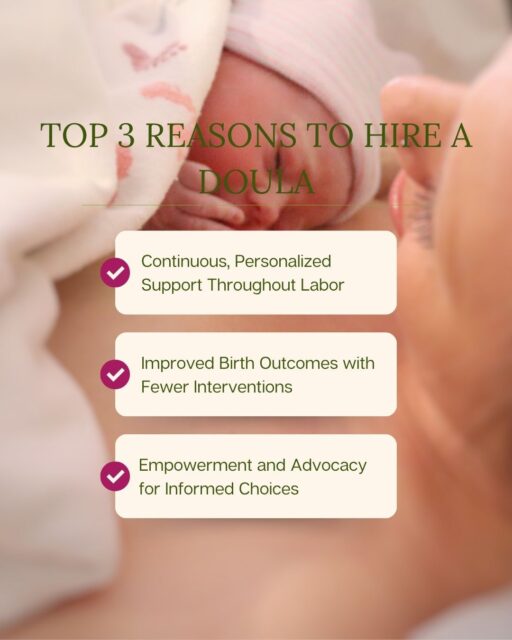 What is a doula?—a trained professional who provides continuous emotional, physical, and informational support during pregnancy, labor, and postpartum—can transform your birthing experience. Based on extensive research and expert insights, here are the top three reasons to consider interviewing with our doula Becca:Continuous, Personalized Support Throughout Labor
Unlike hospital staff who may rotate shifts, a doula stays by your side from early labor through delivery and initial postpartum moments, offering unwavering comfort measures like massage, breathing techniques, and positioning. This presence creates a calming environment, reduces stress, and helps labor progress more smoothly.Improved Birth Outcomes with Fewer Interventions
Studies show that doula support lowers the need for pain medications, epidurals, forceps/vacuum extractions, and cesarean sections—often shortening labor by about an hour—while boosting overall satisfaction and bonding with your baby.Empowerment and Advocacy for Informed Choices
Doulas help you navigate options, clarify medical jargon, and advocate for your preferences (like in a birth plan), ensuring you feel heard and in control—especially valuable to support both you and your partner throughout the process.  #GreenStorkMN #DoulaBecca #BirthYourWay #HospitalBirth #HomeBirth #BirthSupport #DoulaLove #BemidjiMN