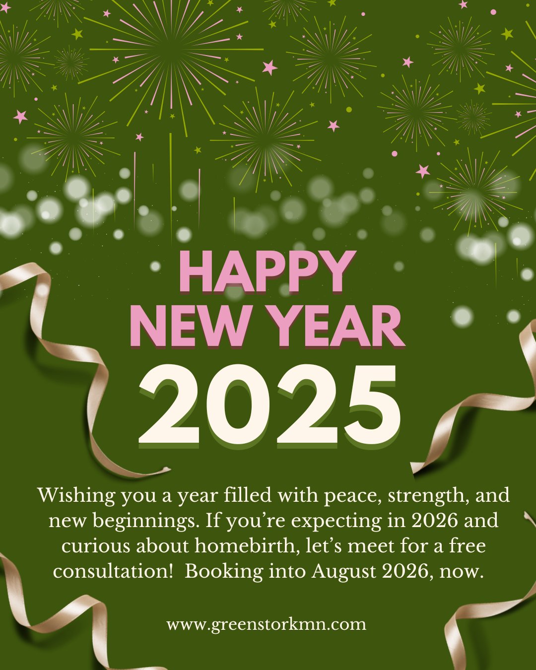 Next year will be our first full year offering midwifery care with The Green Stork, and it’s already shaping up to be an amazing one. We are deeply thankful to everyone who has trusted us with their care. God is good, and we are grateful for His provision and faithful guidance as we walk this path. Blessings to you and yours in the new year—may it be filled with joy, laughter, and so much more.  #HomebirthMidwife #GreenStorkMN #MidwiferyCare #BemidjiMidwife #2026isGoingToBeGREAT!