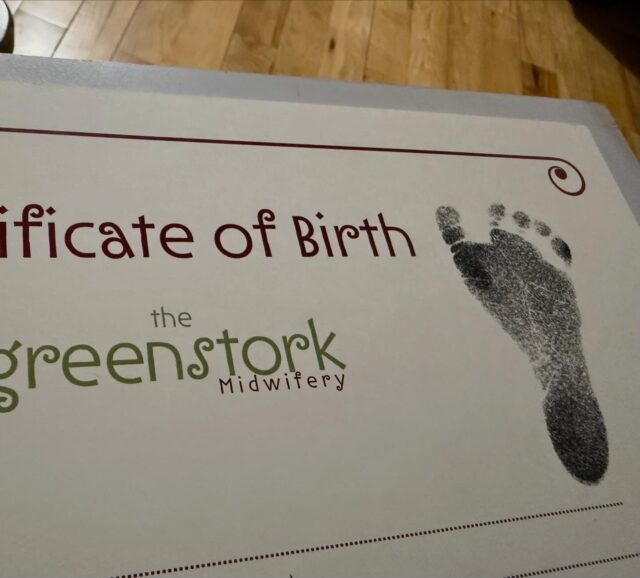 These clients transferred to me later in their pregnancy. I took a different approach than their previous three providers, which honestly intimidated me a little. I knew I was asking more—educating, encouraging tests, supplements, dietary changes, and closer follow-ups—than they were used to.Toward the end of pregnancy, both mom and dad shared how thankful they were. ‘This is the first pregnancy (out of 16) that we haven’t needed iron transfusions.’ Hearing that they understood and valued our work together meant the world to me.This was also their first birth in a long time without Rebekah Knapp. After the birth, we shared a few stories. I didn’t know Rebekah on a personal level; our working relationship was new when she passed, but she was the one who launched my involvement in the northern Minnesota birth community. When she learned I was a CLC, she practically begged me to take on her clients. We shared her Bemidji office for about six months.When she passed away, I helped her family clear out the office we shared and stepped in as a birth assistant for the many clients left without their midwife. That led me to begin my midwifery education. My husband and I planned to take it slow, 5-10 years, finishing by the time our kids were grown. But God had other plans. Less than three years later, I passed my boards.It’s been a dream come true, and I still pinch myself. Catching this little one brought me back to the beginning of my work ‘up north’. I didn’t have a personal relationship with Rebekah, but I hope she’s looking down, proud of how I’ve served her clients. This family chose to name their daughter after her.What an honor. 💞#homebirth #GreenStorkMN #MidwiferyCare #NorthernMNMidwife #Blessed