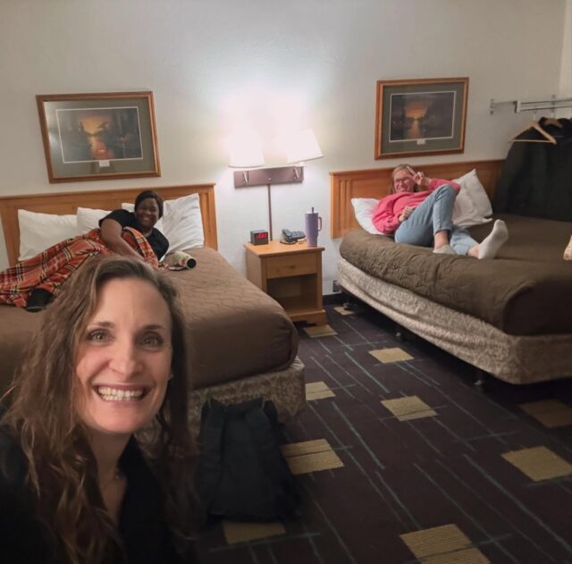 The roads were awful with more snow on the way... so when a multip went into labor, this midwife rallied the team for an impromptu slumber party closer to the client!We all got a bit of extra rest, and were just 15 minutes away. Total win-win! ❄️💕
#Homebirth #HomebirthMidwife #MidwifeLife #GreenStorkMN #RuralMNMidwifery