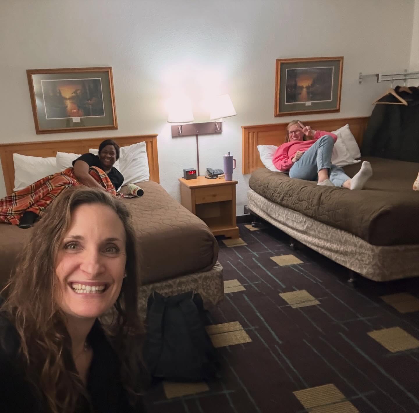 The roads were awful with more snow on the way... so when a multip went into labor, this midwife rallied the team for an impromptu slumber party closer to the client!We all got a bit of extra rest, and were just 15 minutes away. Total win-win! ❄️💕
#Homebirth #HomebirthMidwife #MidwifeLife #GreenStorkMN #RuralMNMidwifery