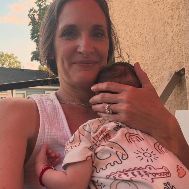 Baby snuggles are some of the best snuggles.  Even if it’s gloriously hot outside.  #HappyMidwife #PostpartumSupport #ContactNap #GreenStorkMN #Newborn
